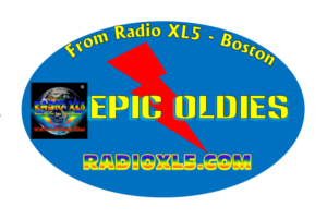 A radio station logo with the words " from radio xl 5 boston " below it.